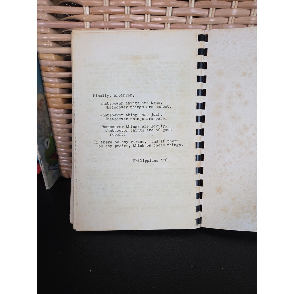 White Plains Methodist Church Cookbook Cary, NC 1965 Local Contributors Vintage - Picture 15 of 15